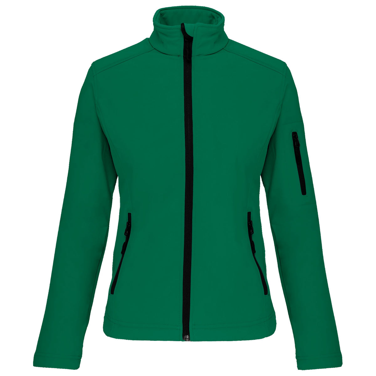 K400 - Chaqueta softshell mujer - Kelly Green - frontal