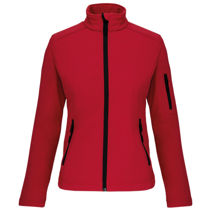 K400 - Chaqueta softshell mujer - Red - frontal