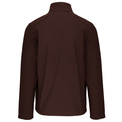 K401 - Chaqueta softshell hombre - Chocolate - trasera