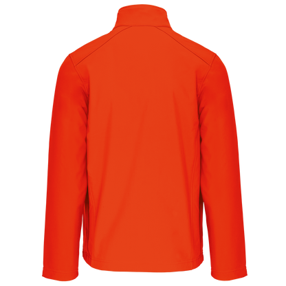 K401 - Chaqueta softshell hombre - Fluorescent Orange - trasera