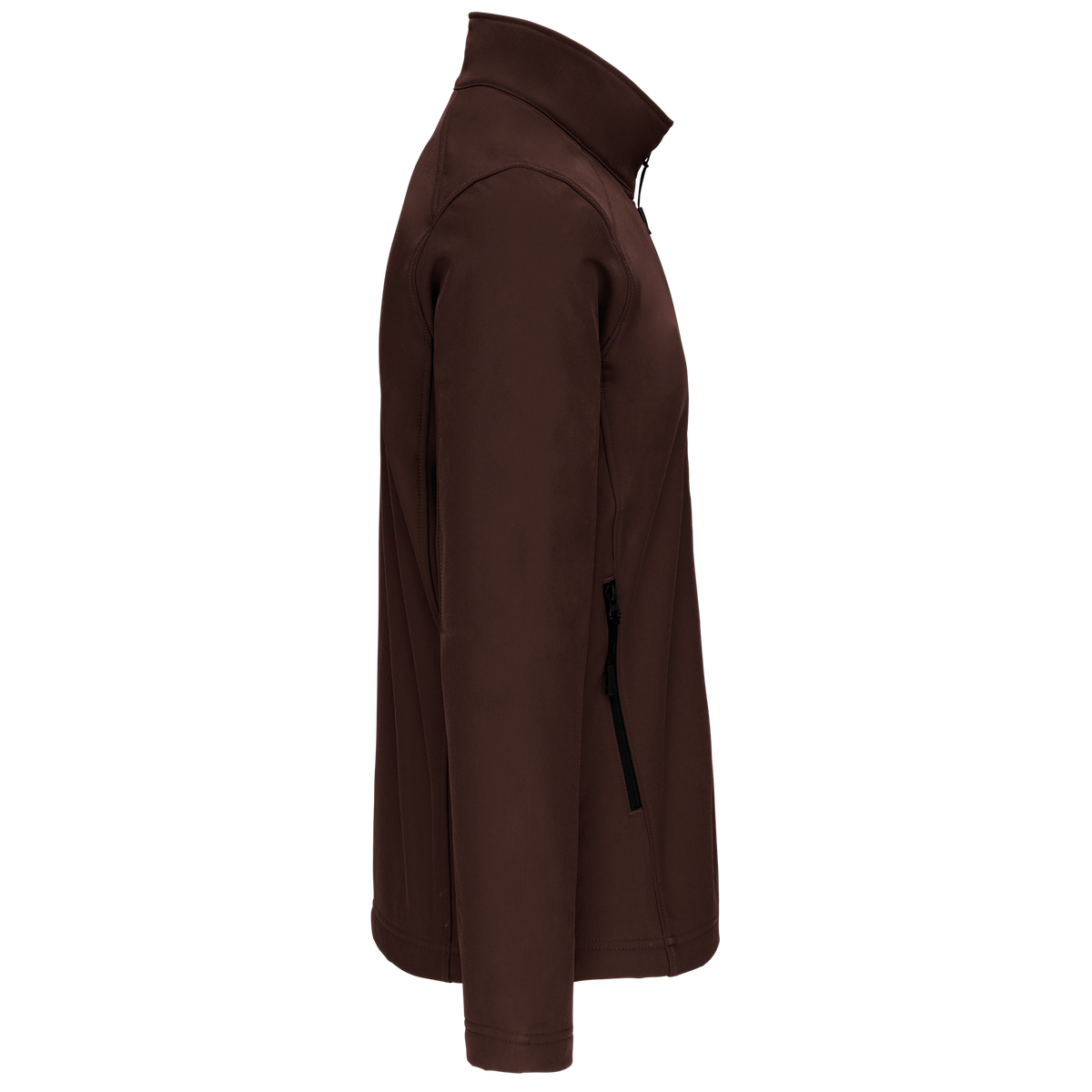 K401 - Chaqueta softshell hombre - Chocolate - lateral