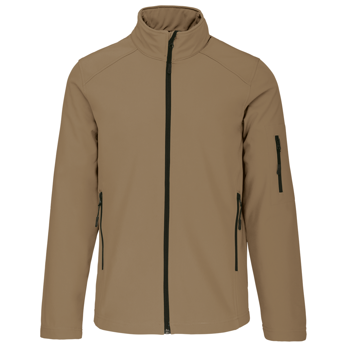 K401 - Chaqueta softshell hombre - Camel - frontal