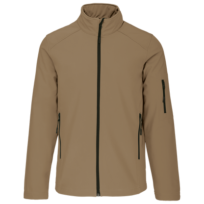 K401 - Chaqueta softshell hombre - Camel - frontal