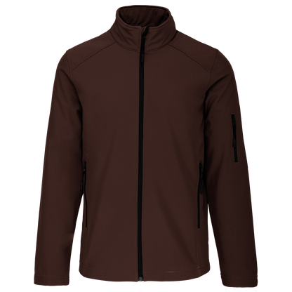 K401 - Chaqueta softshell hombre - Chocolate - frontal