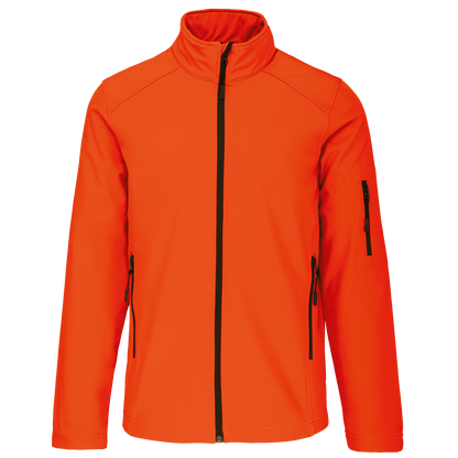 K401 - Chaqueta softshell hombre - Fluorescent Orange - frontal
