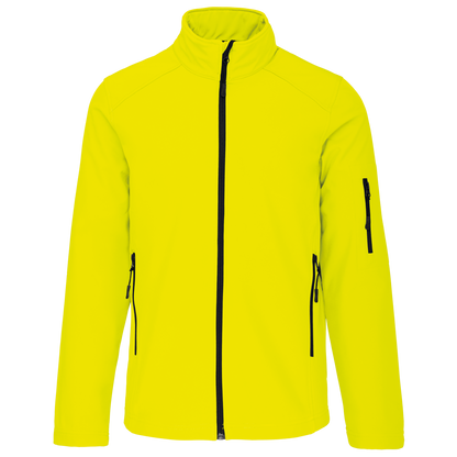 K401 - Chaqueta softshell hombre - Fluorescent Yellow - frontal