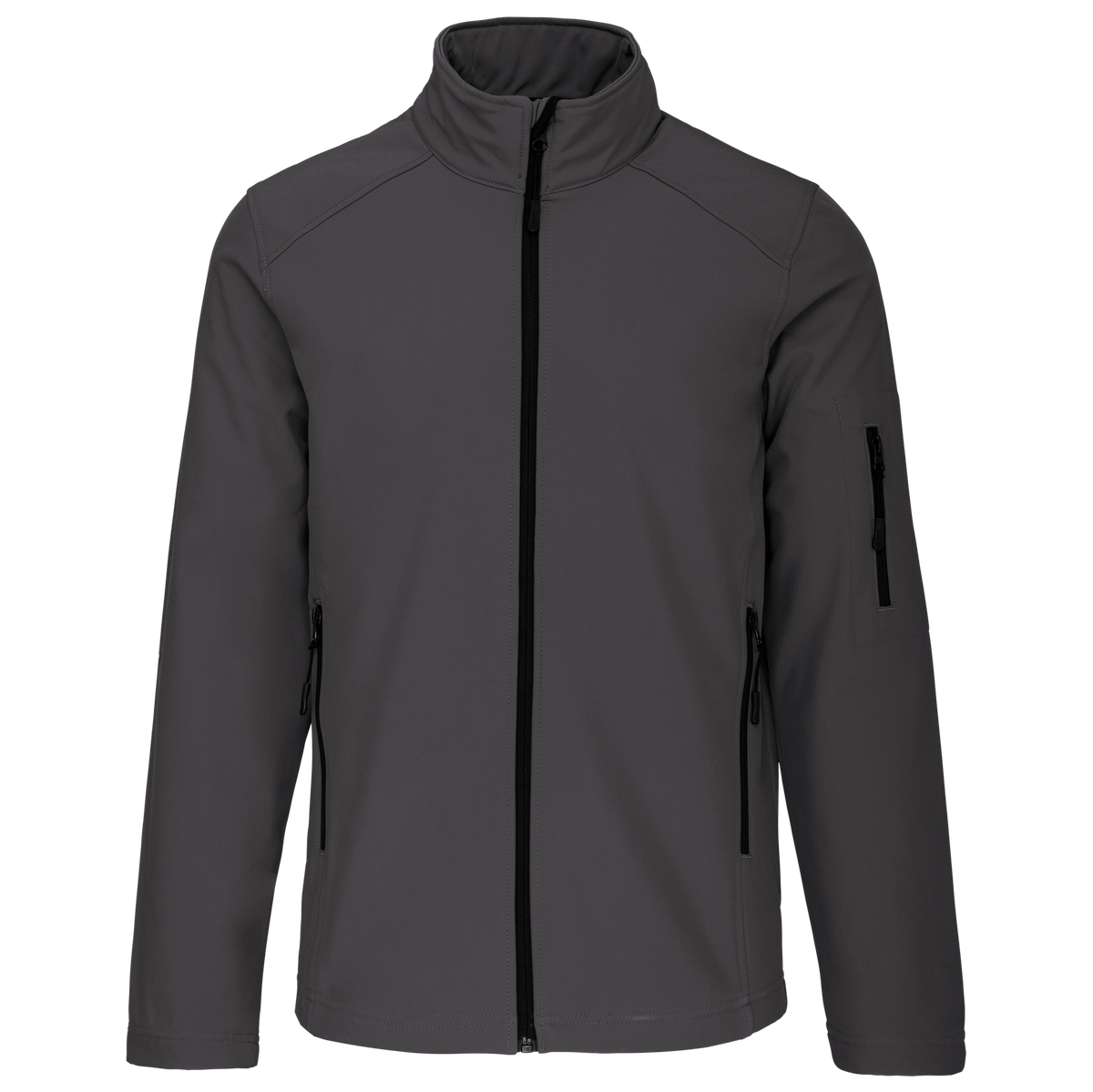 K401 - Chaqueta softshell hombre - Titanium - frontal
