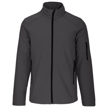 K401 - Chaqueta softshell hombre - Titanium - frontal