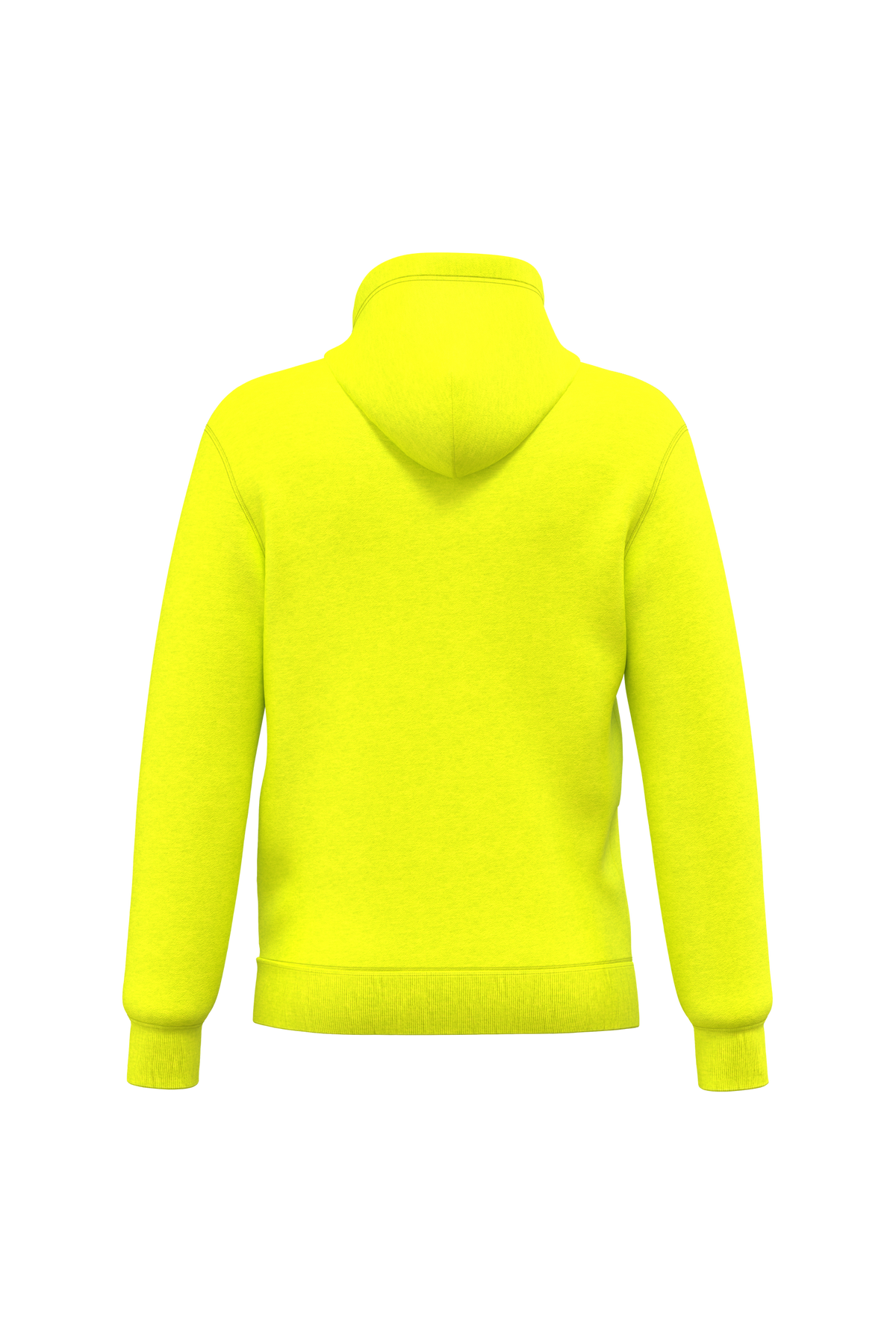 K4041 - Sudadera con capucha reciclada unisex - Fluorescent Yellow - trasera