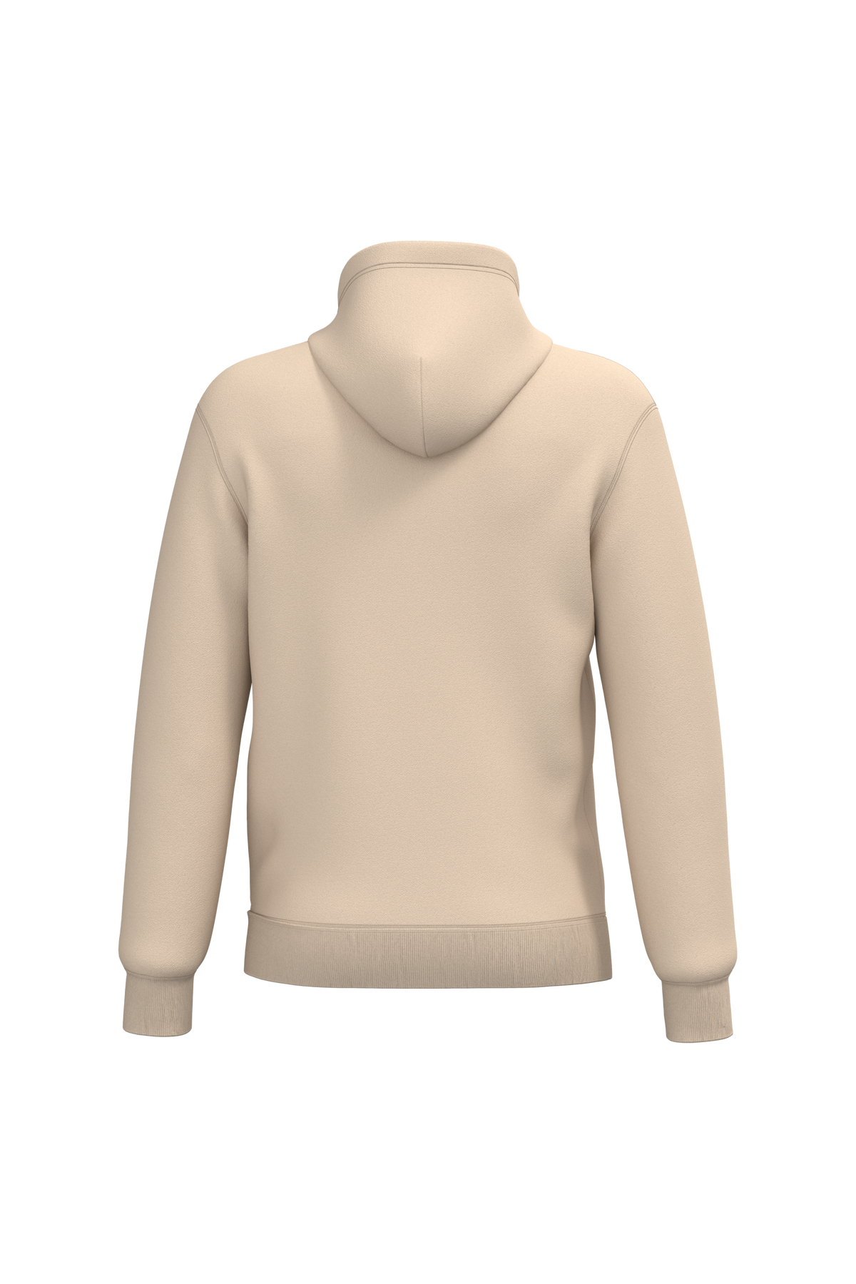 K4041 - Sudadera con capucha reciclada unisex - Light Sand - trasera