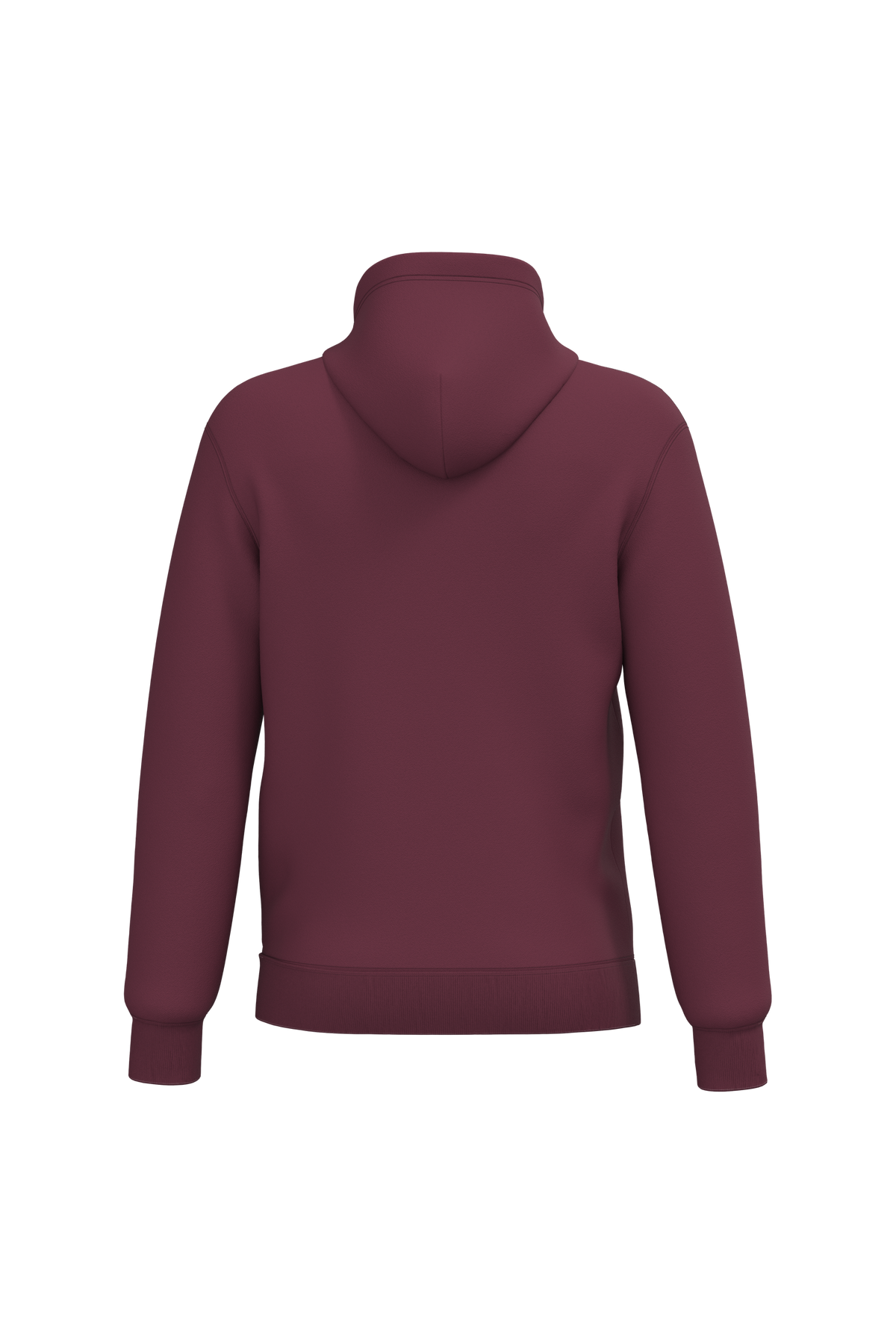 K4041 - Sudadera con capucha reciclada unisex - Wine - trasera