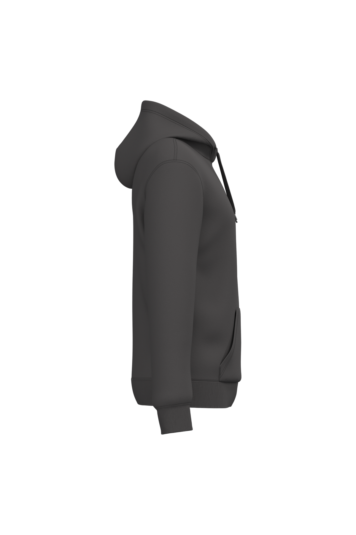K4041 - Sudadera con capucha reciclada unisex - Dark Grey - lateral
