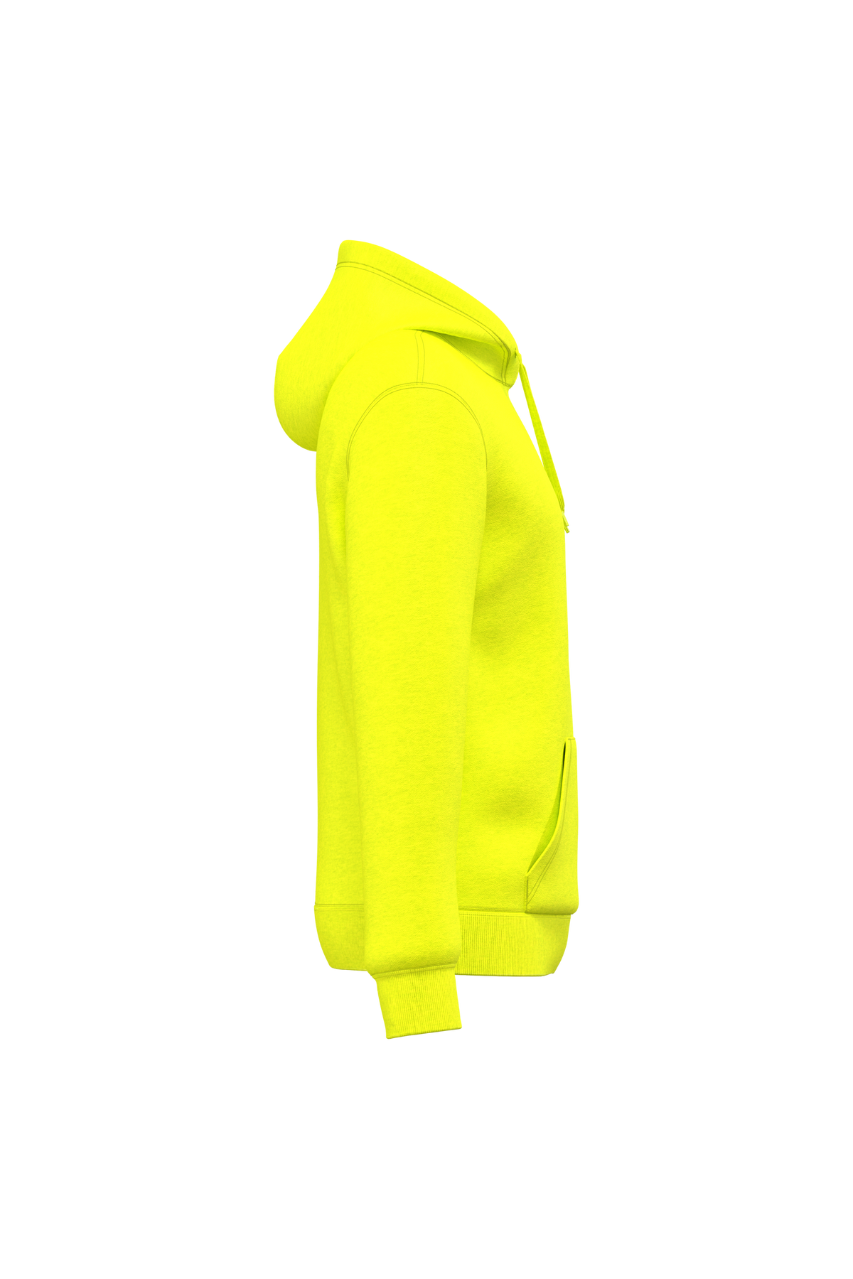 K4041 - Sudadera con capucha reciclada unisex - Fluorescent Yellow - lateral