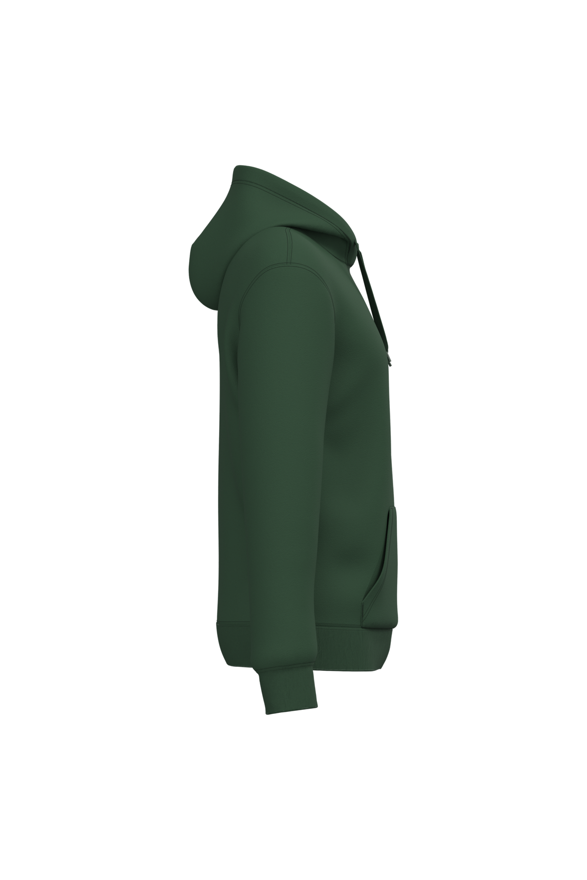 K4041 - Sudadera con capucha reciclada unisex - Forest Green - lateral