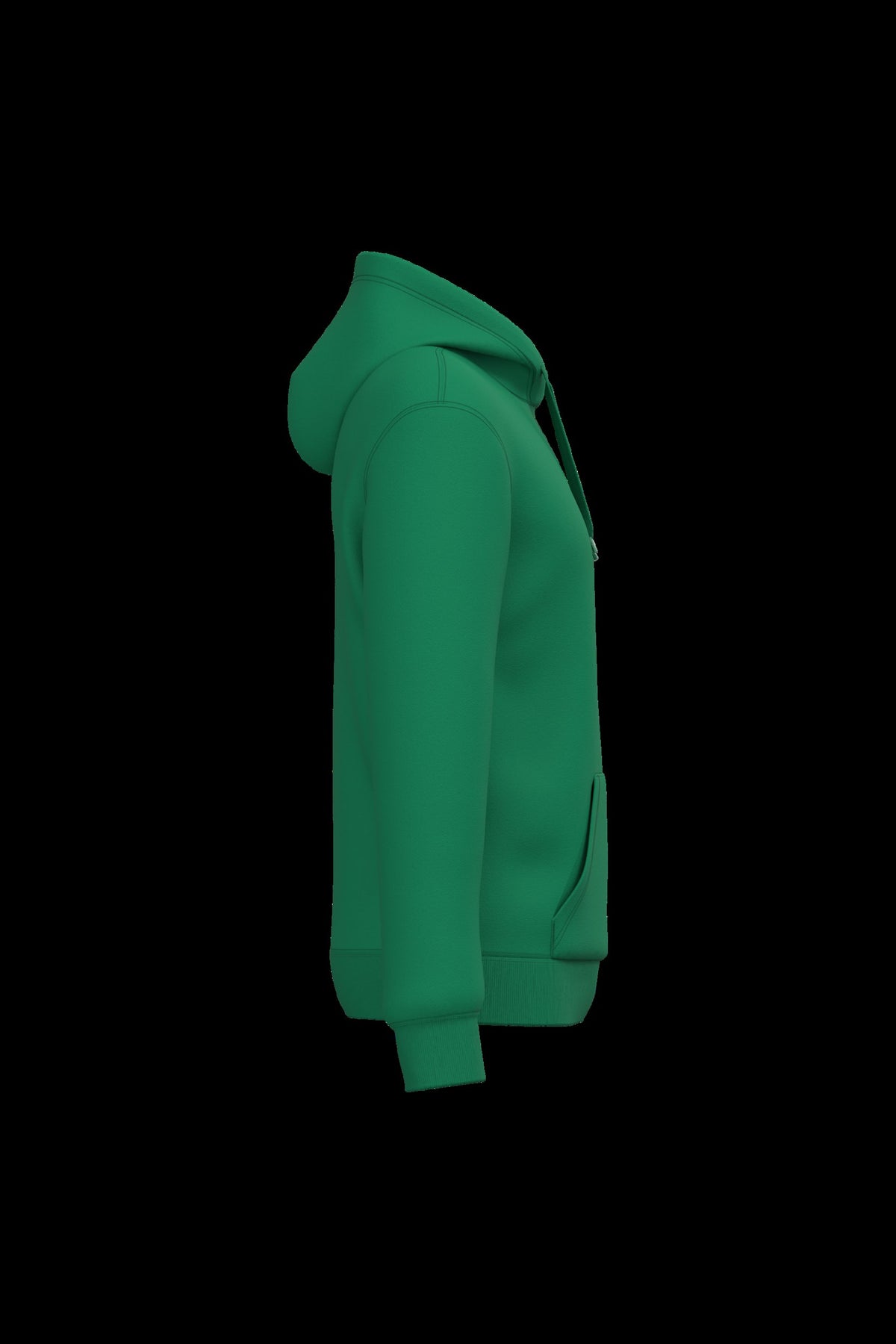 K4041 - Sudadera con capucha reciclada unisex - Kelly Green - lateral