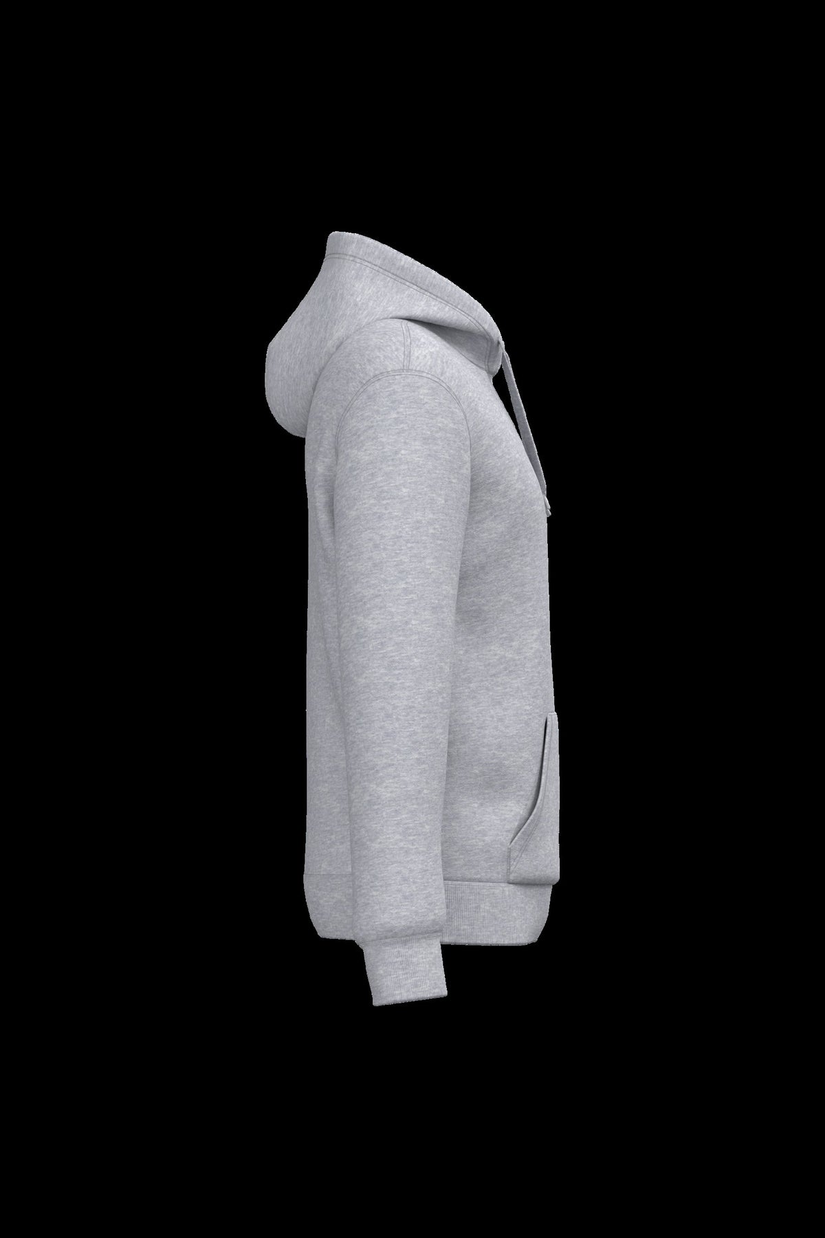 K4041 - Sudadera con capucha reciclada unisex - Oxford Grey - lateral