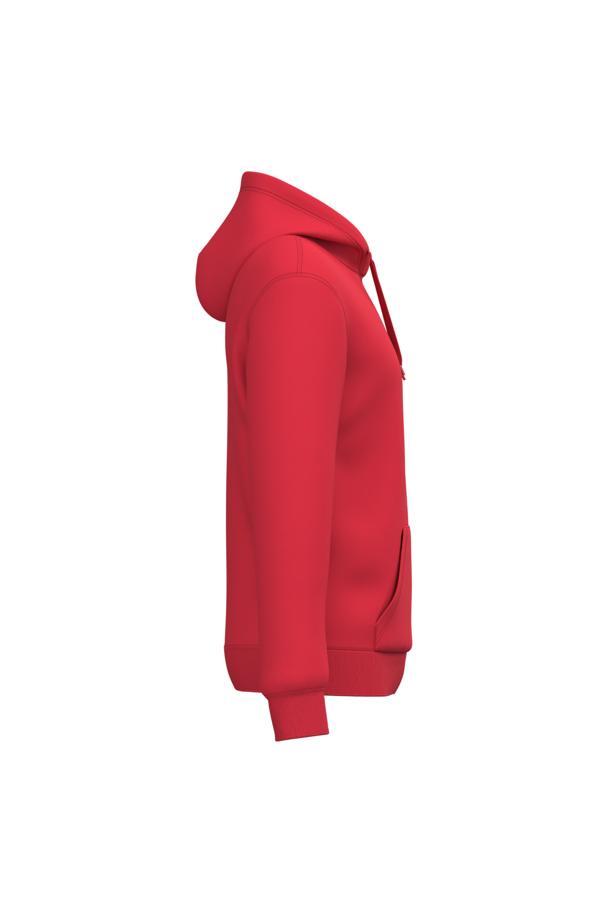K4041 - Sudadera con capucha reciclada unisex - Red - lateral