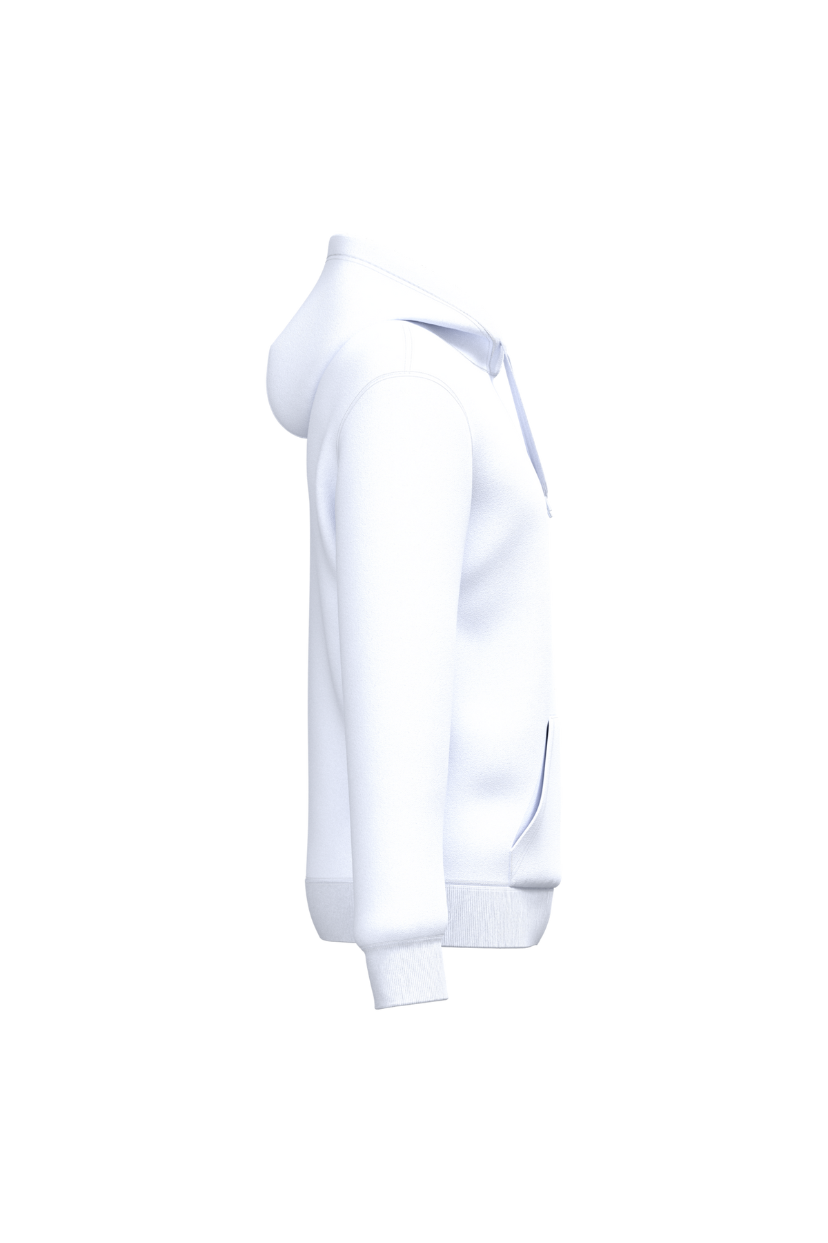K4041 - Sudadera con capucha reciclada unisex - White - lateral