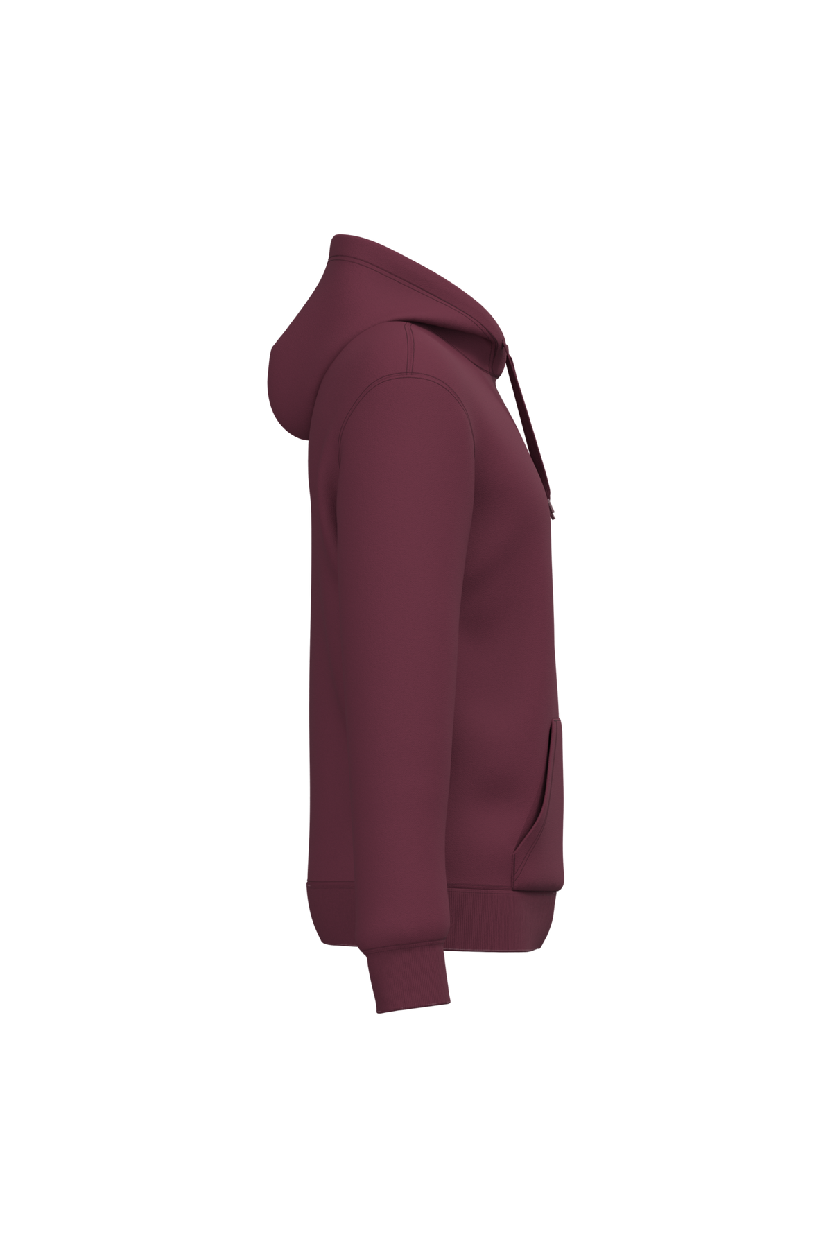K4041 - Sudadera con capucha reciclada unisex - Wine - lateral