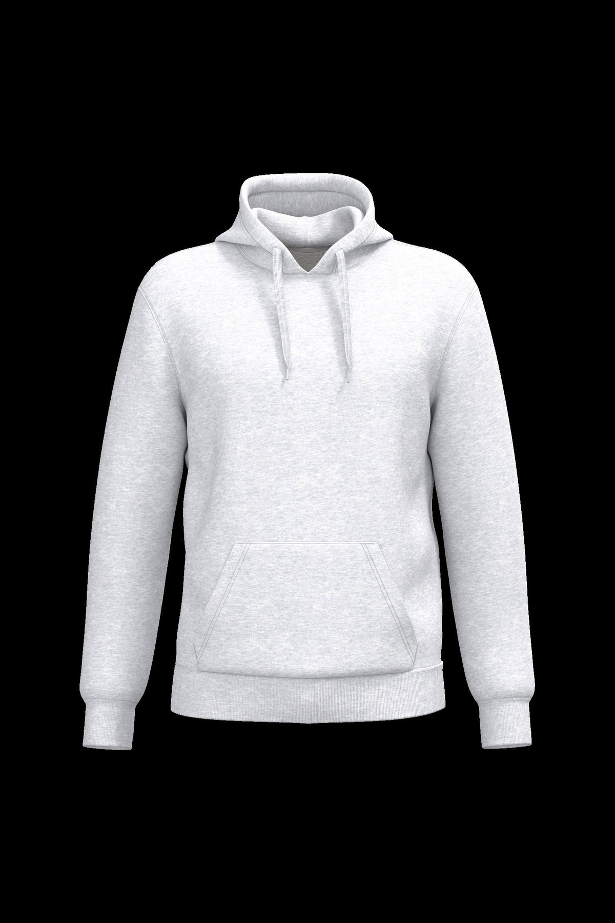 K4041 - Sudadera con capucha reciclada unisex - Ash Heather - frontal