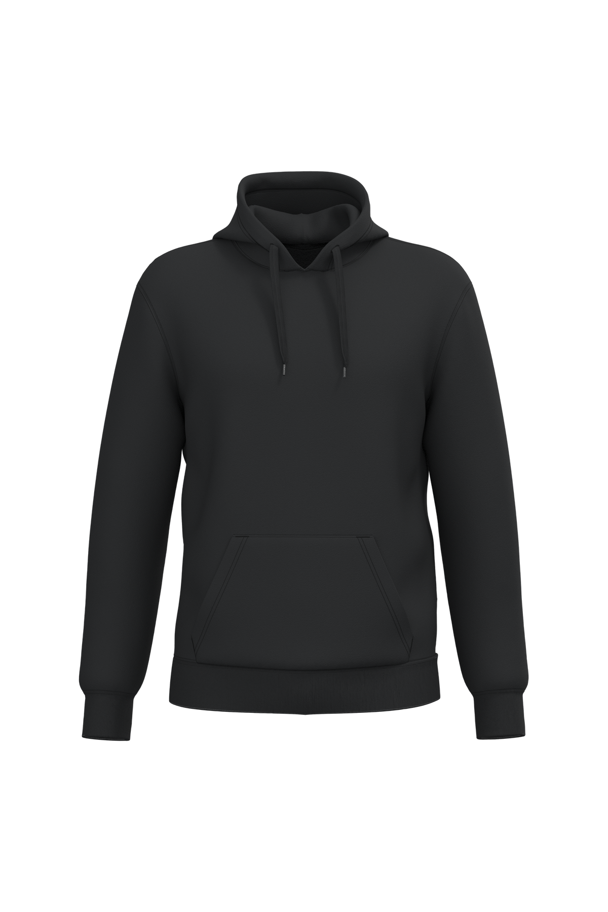K4041 - Sudadera con capucha reciclada unisex - Black - frontal