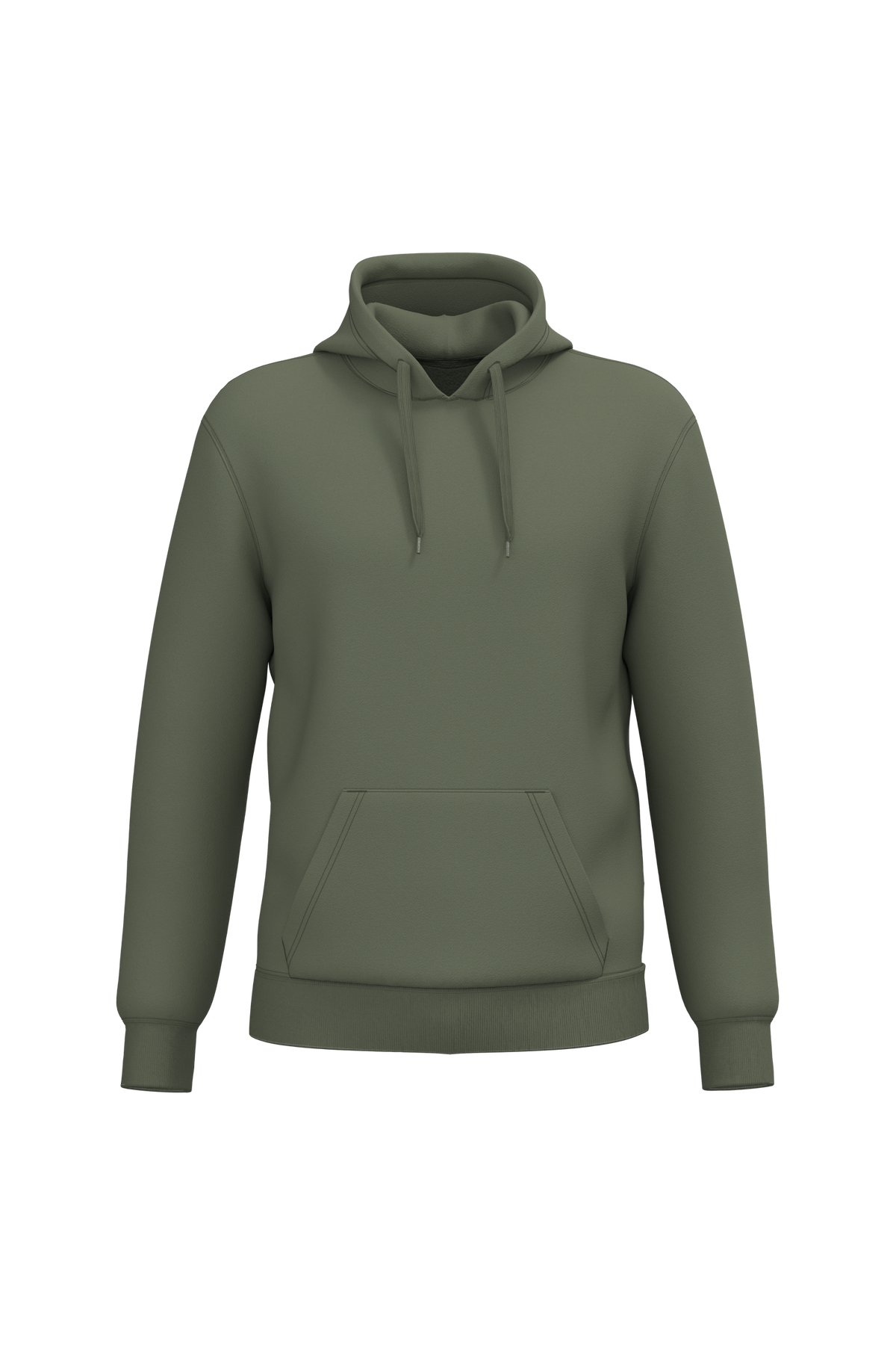 K4041 - Sudadera con capucha reciclada unisex - Caper Green - frontal