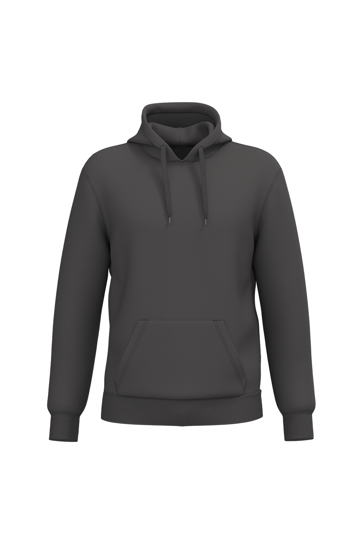 K4041 - Sudadera con capucha reciclada unisex - Dark Grey - frontal