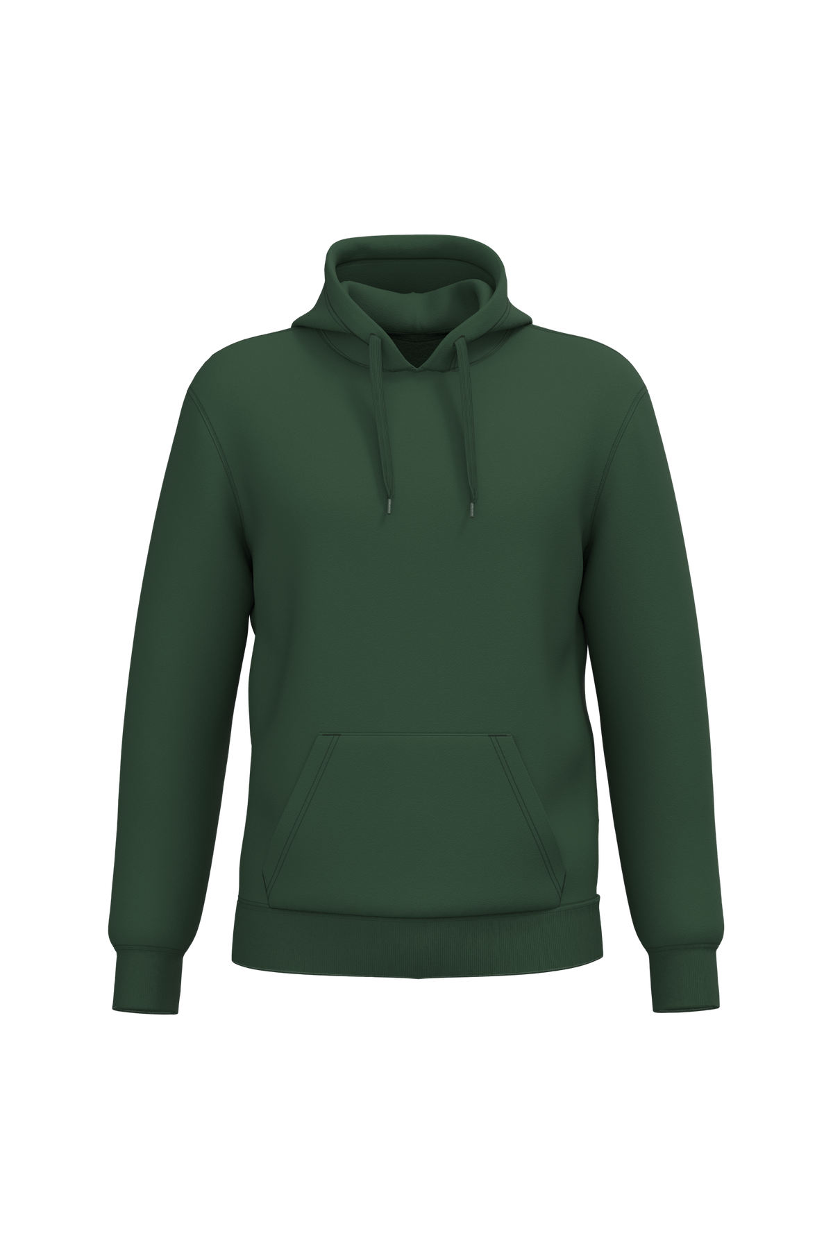 K4041 - Sudadera con capucha reciclada unisex - Forest Green - frontal