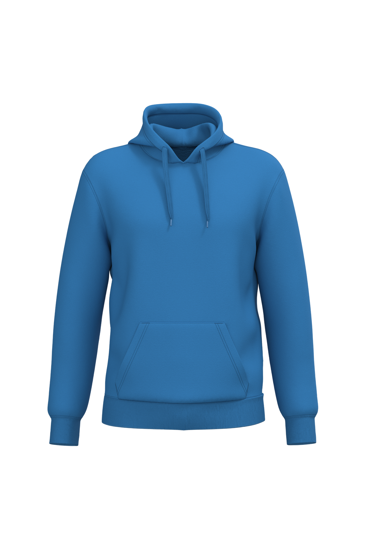 K4041 - Sudadera con capucha reciclada unisex - Light Royal Blue - frontal