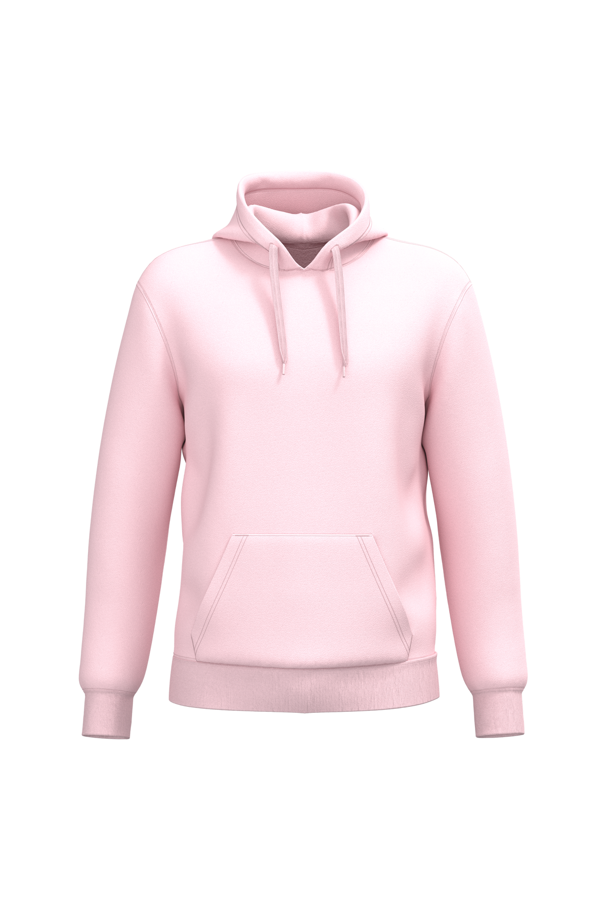 K4041 - Sudadera con capucha reciclada unisex - Pale Pink - frontal