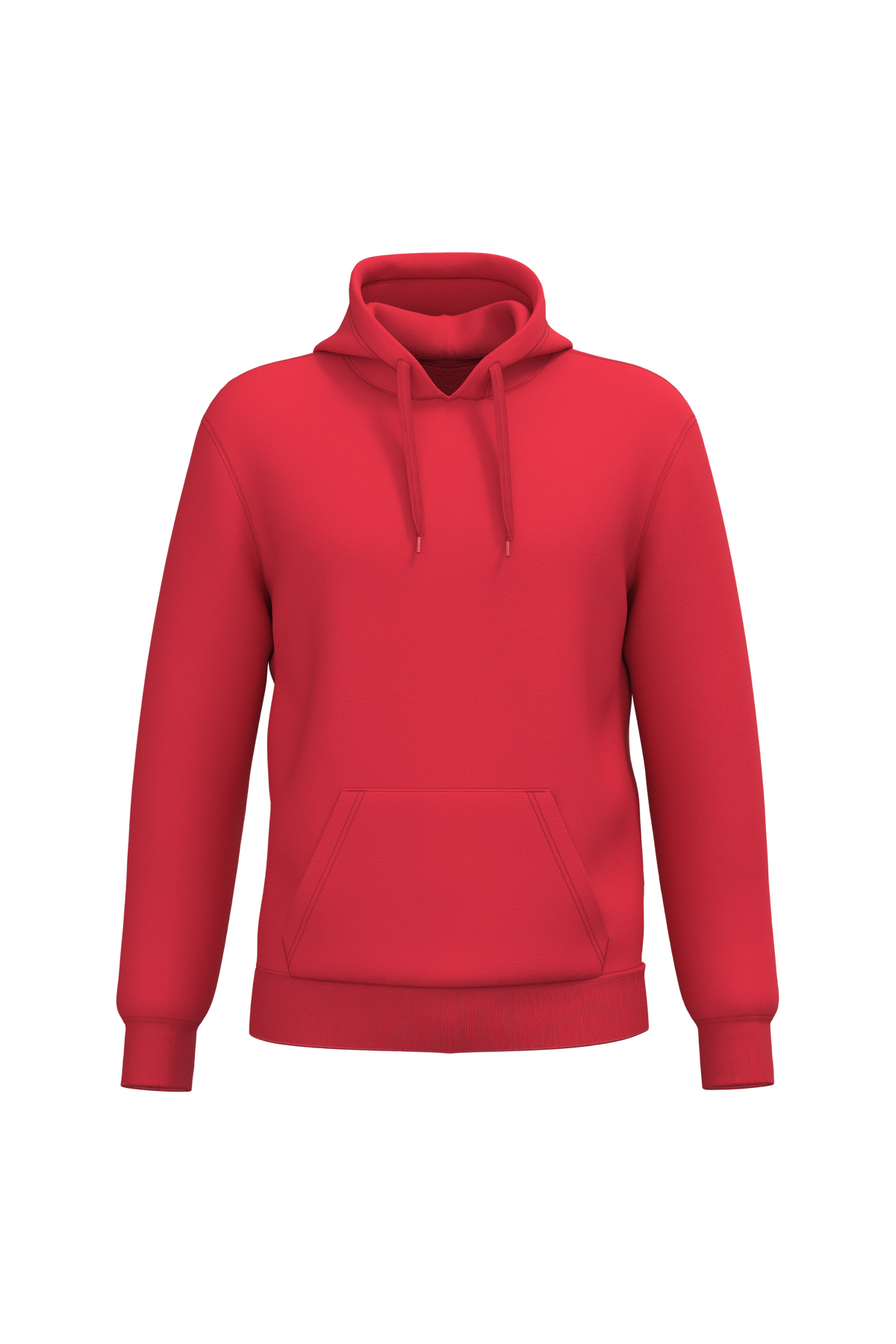 K4041 - Sudadera con capucha reciclada unisex - Red - frontal