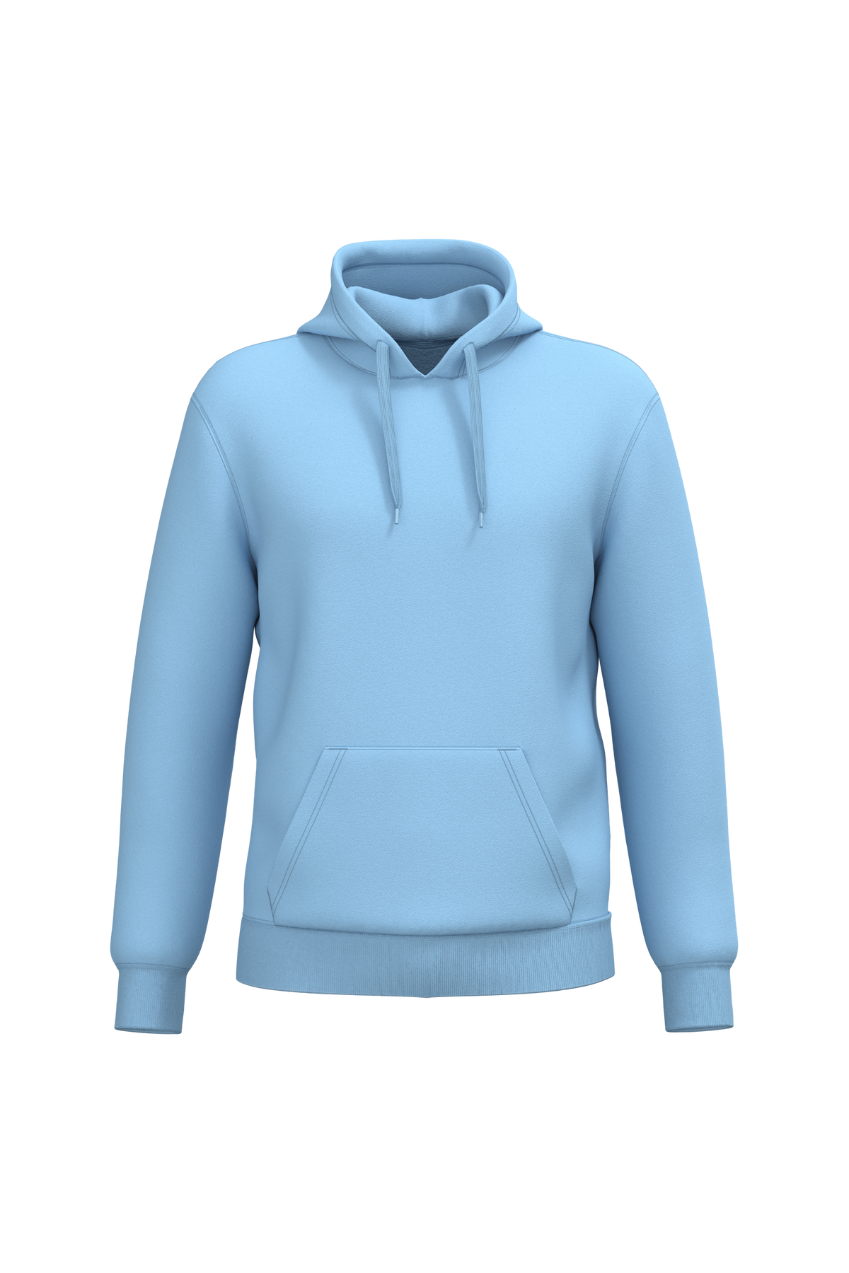 K4041 - Sudadera con capucha reciclada unisex - Sky Blue - frontal