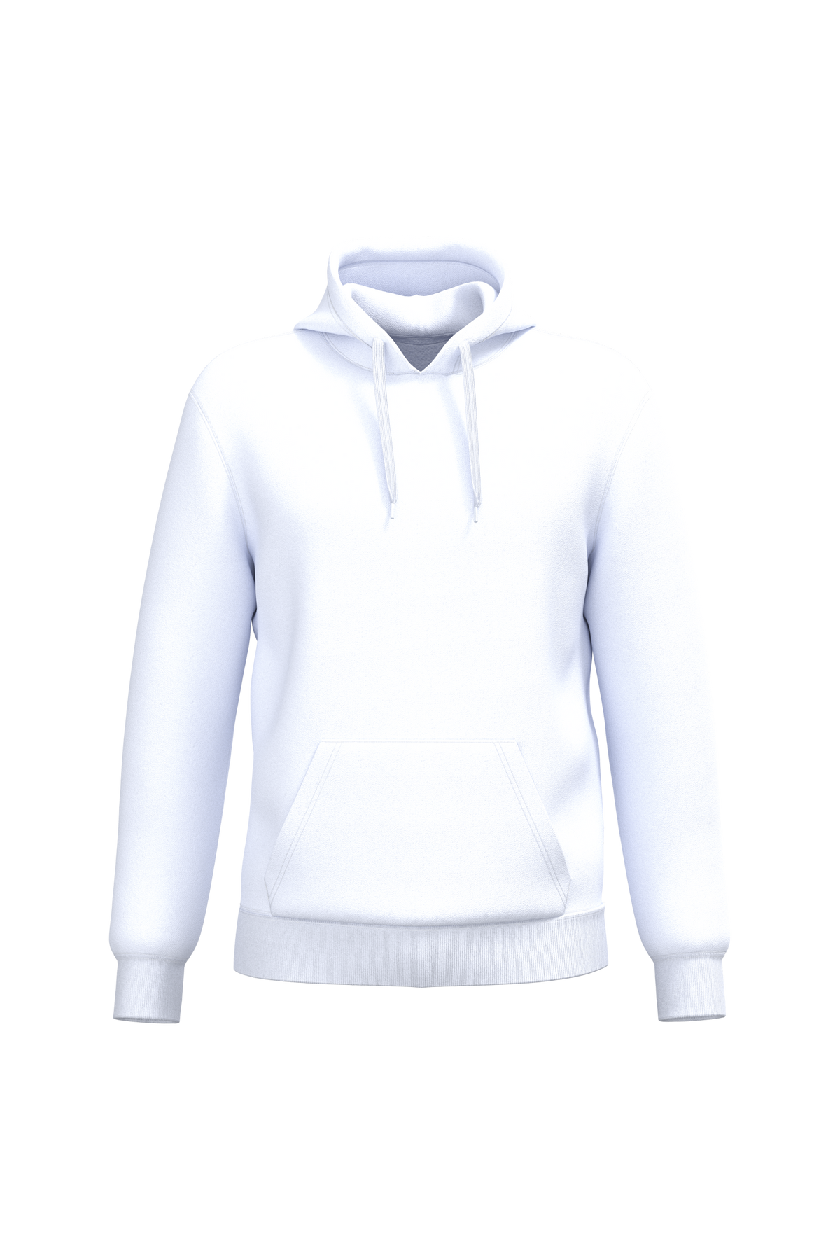 K4041 - Sudadera con capucha reciclada unisex - White - frontal
