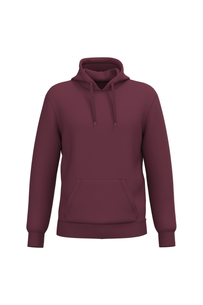 K4041 - Sudadera con capucha reciclada unisex - Wine - frontal