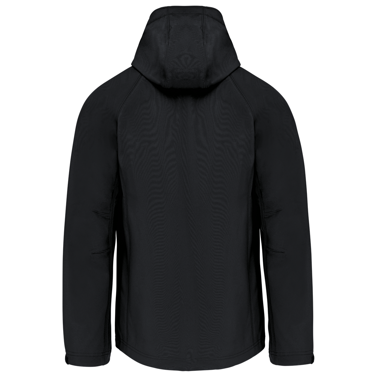K413 - Chaqueta softshell con capucha extraíble hombre - Black - trasera