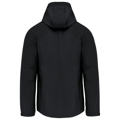 K413 - Chaqueta softshell con capucha extraíble hombre - Black - trasera
