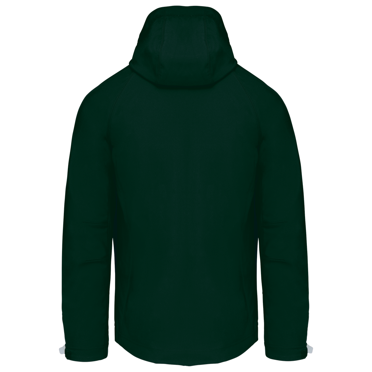 K413 - Chaqueta softshell con capucha extraíble hombre - Bottle Green - trasera