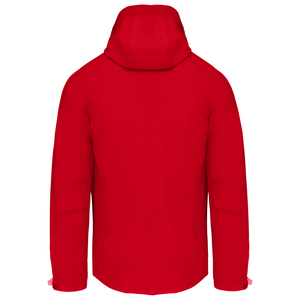 K413 - Chaqueta softshell con capucha extraíble hombre - Red - trasera