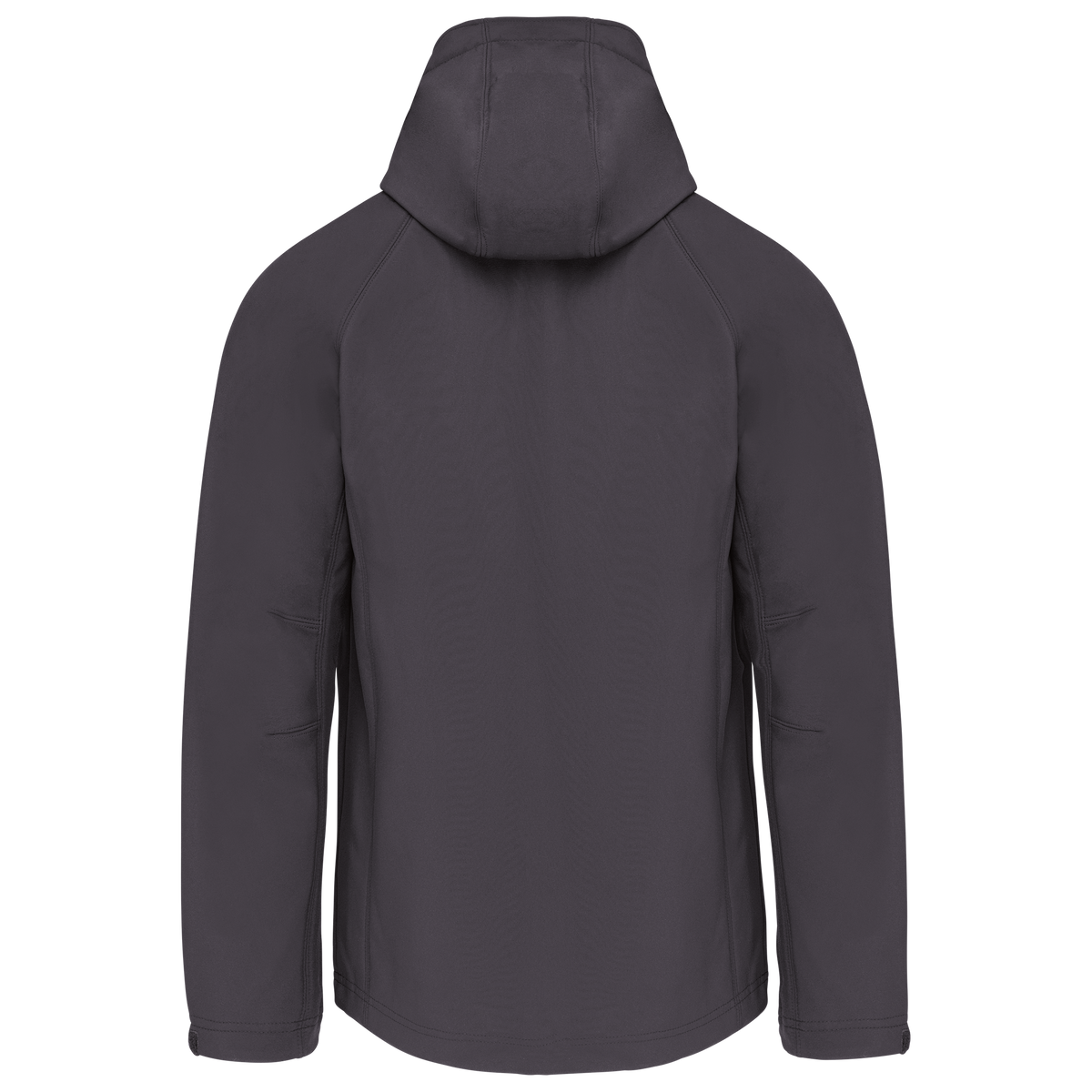 K413 - Chaqueta softshell con capucha extraíble hombre - Titanium - trasera