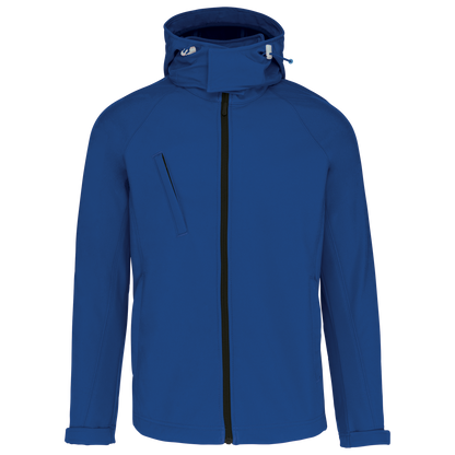 K413 - Chaqueta softshell con capucha extraíble hombre - Dark Royal Blue - frontal