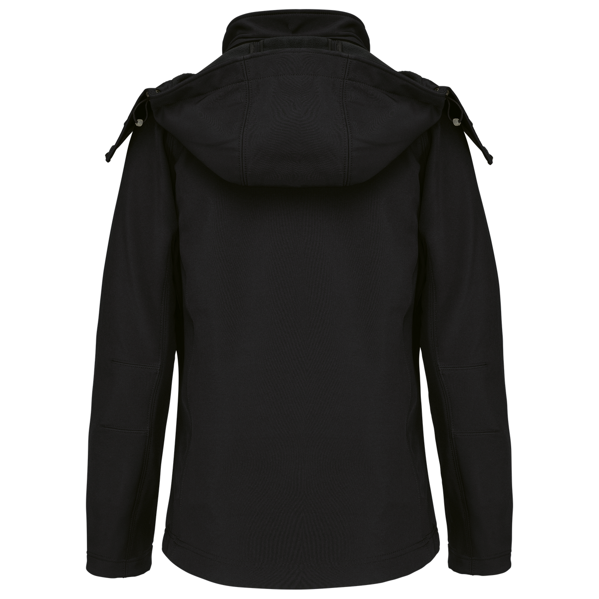 K414 - Chaqueta softshell con capucha extraíble mujer - Black - trasera