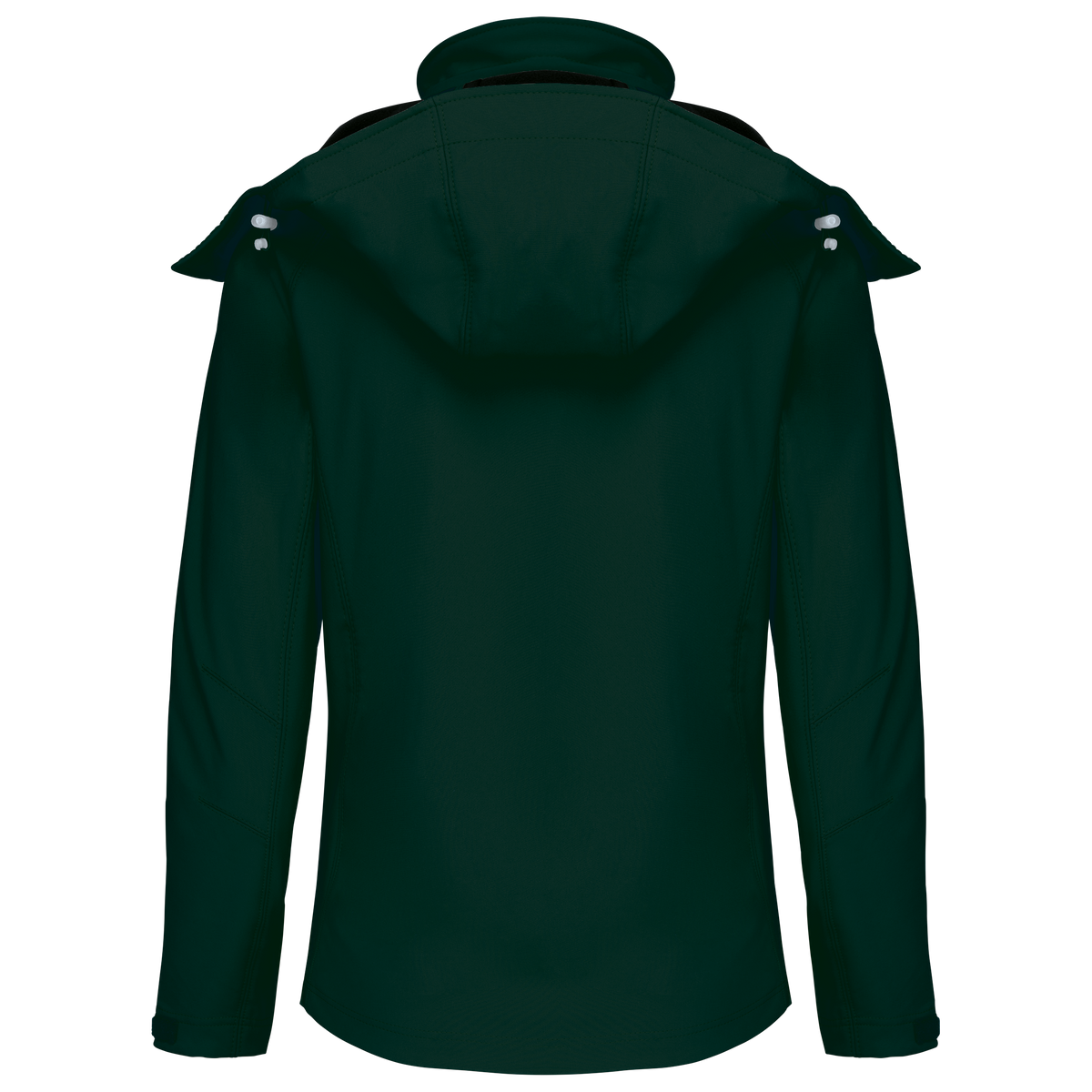 K414 - Chaqueta softshell con capucha extraíble mujer - Bottle Green - trasera