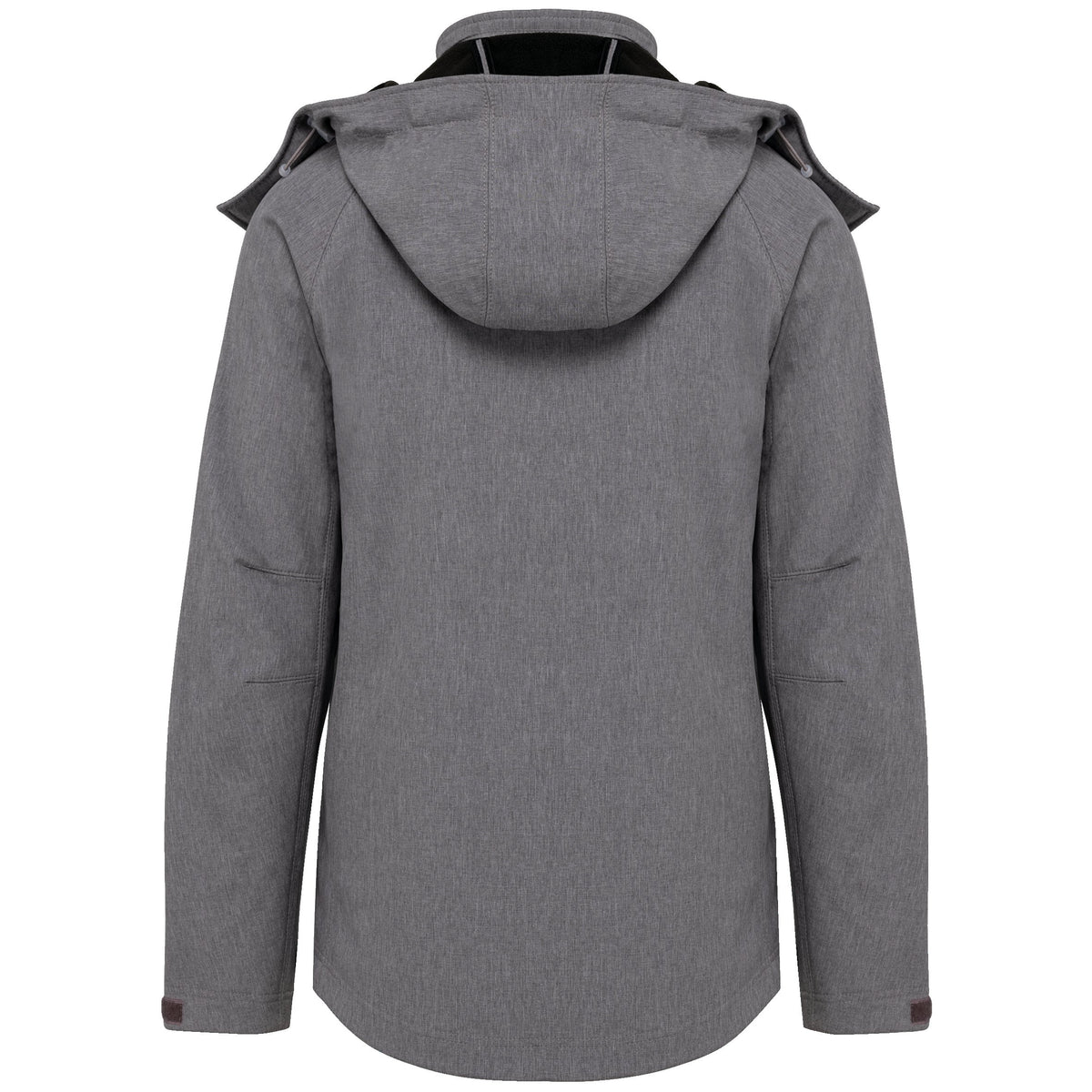 K414 - Chaqueta softshell con capucha extraíble mujer - Marl Grey - trasera