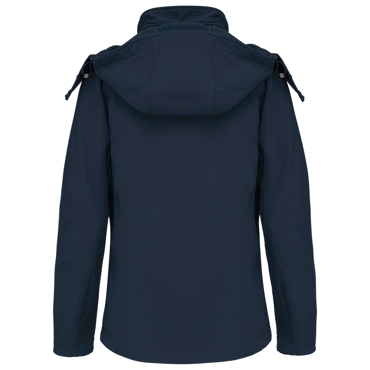 K414 - Chaqueta softshell con capucha extraíble mujer - Navy - trasera