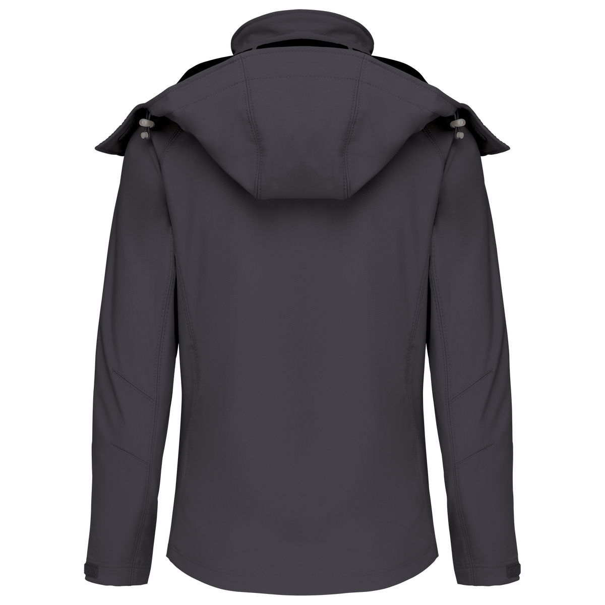 K414 - Chaqueta softshell con capucha extraíble mujer - Titanium - trasera