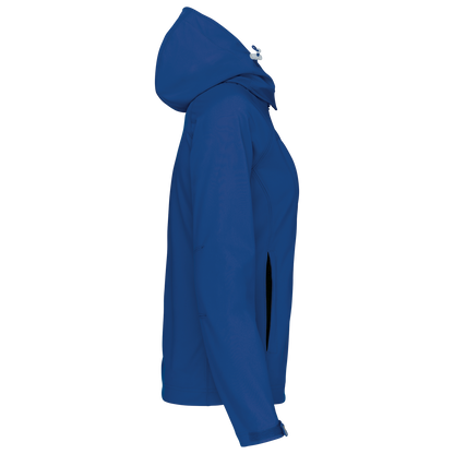 K414 - Chaqueta softshell con capucha extraíble mujer - Dark Royal Blue - lateral