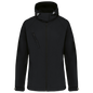 K414 - Chaqueta softshell con capucha extraíble mujer - Black - frontal