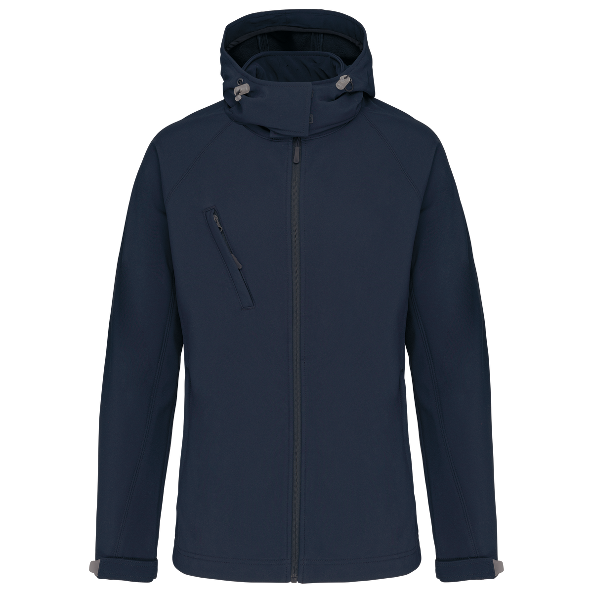 K414 - Chaqueta softshell con capucha extraíble mujer - Navy - frontal