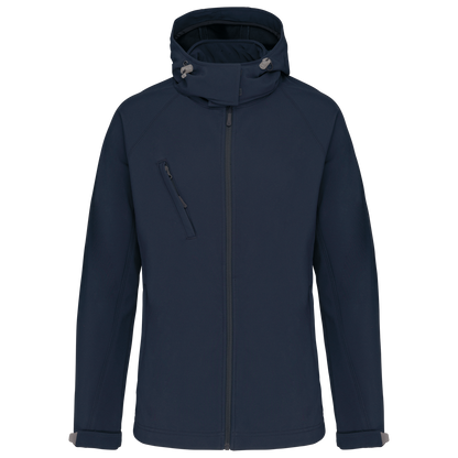 K414 - Chaqueta softshell con capucha extraíble mujer - Navy - frontal