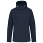 K414 - Chaqueta softshell con capucha extraíble mujer - Navy - frontal